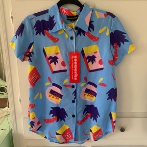 Nooworks Snacks shirt NWT Joyce cut - size Small